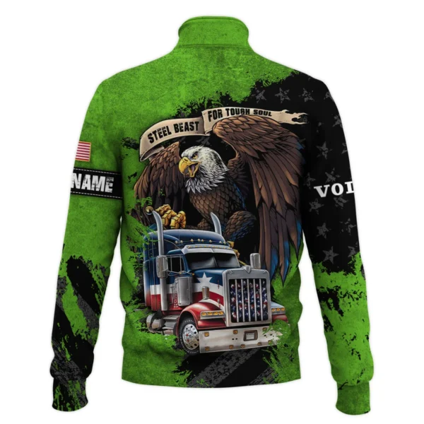 Volvo Trucks Gift For Truckers Quarter-Zip Jacket All Over Prints BLT11225A4VVQTZ - Image 3