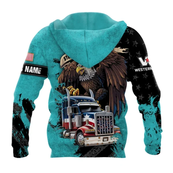 Western Star Gift For Truckers Exclusive Logo Hoodie BLT11225A8WSHD - Image 3