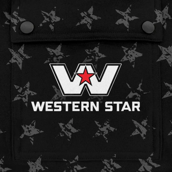 Western Star Gift For Truckers Exclusive Logo Hoodie Half Zip BLT11225A1WS3HZ - Image 4