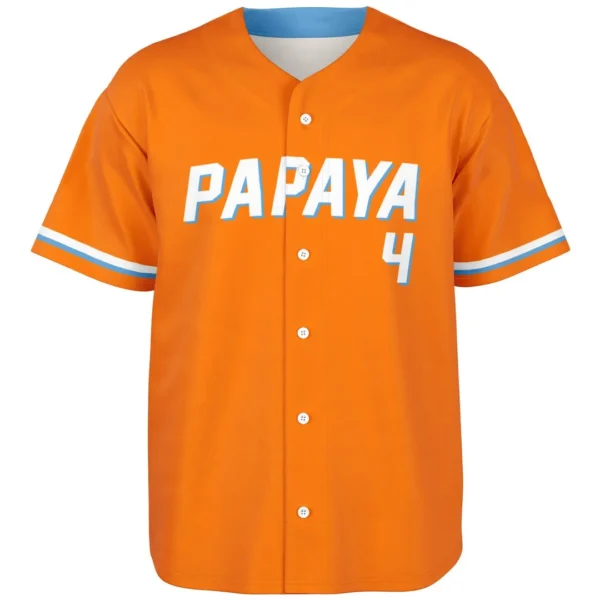 Norris - Papaya - McLaren F1 Baseball Jerseys BLNR16425A17BBJS - Image 2