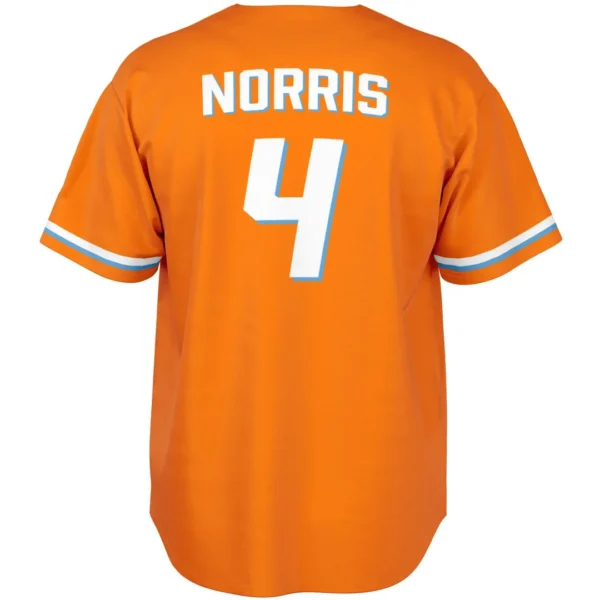 Norris - Papaya - McLaren F1 Baseball Jerseys BLNR16425A17BBJS - Image 3