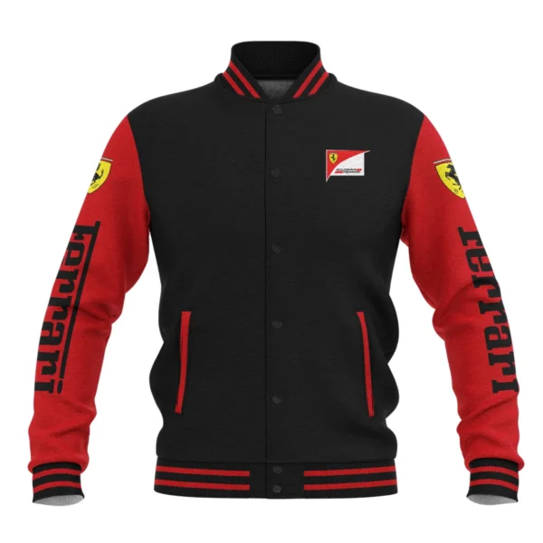 Scuderia Ferrari F1 Baseball Jacket BLFRR4425A1 - Style 2 - Image 2