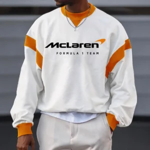 Limited Edition McLaren F1 Crew Neck Sweatshirt For Racing Fans BLMCL4525A1 - Orange