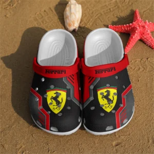 Ferrari F1 Crocs - Waterproof Odor-resistant Antimicrobial BL6425A3FRR - Black