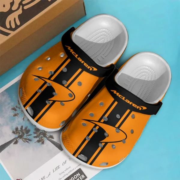 McLaren F1 Crocs - Waterproof Odor-resistant Antimicrobial BL6425A2MCL - Black - Image 2