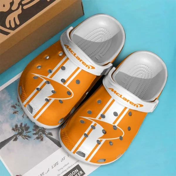 McLaren F1 Crocs - Waterproof Odor-resistant Antimicrobial BL6425A4MCL - White - Image 2