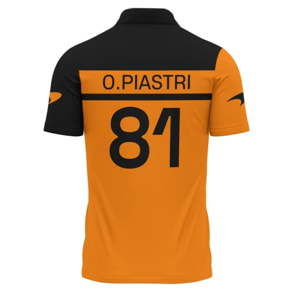 Oscar Piastri McLaren F1 Polo Shirt All Over Prints BLMCL5525A4PL - Image 3
