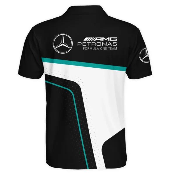 Limited Edition Mercedes-AMG Petronas F1 Polo Shirt All Over Prints BLMER6525A5PL - Image 3