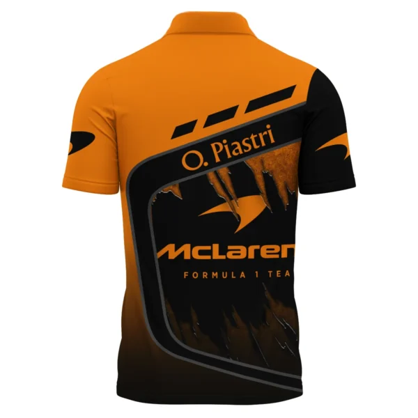 Oscar Piastri McLaren F1 Polo Shirt All Over Prints BLOP3425A1PL - Image 3