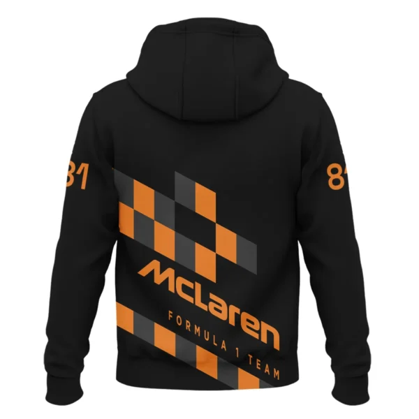 Oscar Piastri McLaren F1 Exclusive Logo Zipper Hoodie BLOP10425A6ZHD - Image 3