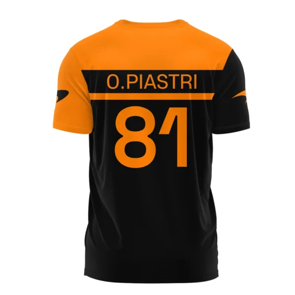 Oscar Piastri McLaren F1 T-Shirt All Over Prints BLMCL5525A3TS - Image 3