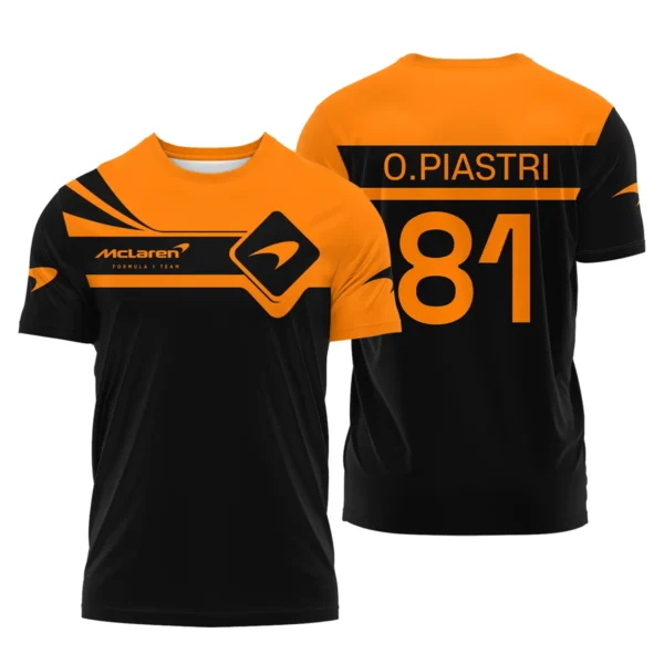 Oscar Piastri McLaren F1 T-Shirt All Over Prints BLMCL5525A3TS