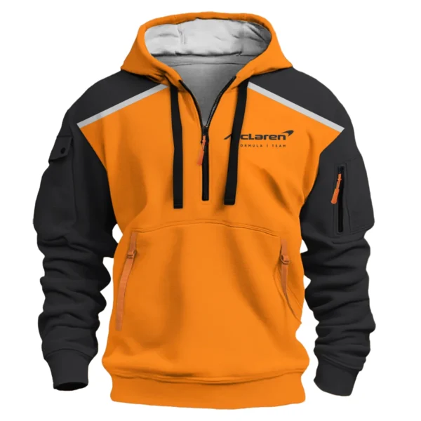 Tyre Water McLaren Formula One Exclusive Hoodie Half Zipper BLF115525A2HDF - Image 2