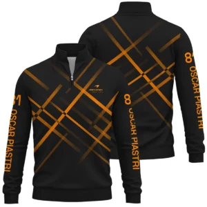 Oscar Piastri McLaren F1 Quarter-Zip Sweatshirt All Over Prints BLOP3425A2QTZ