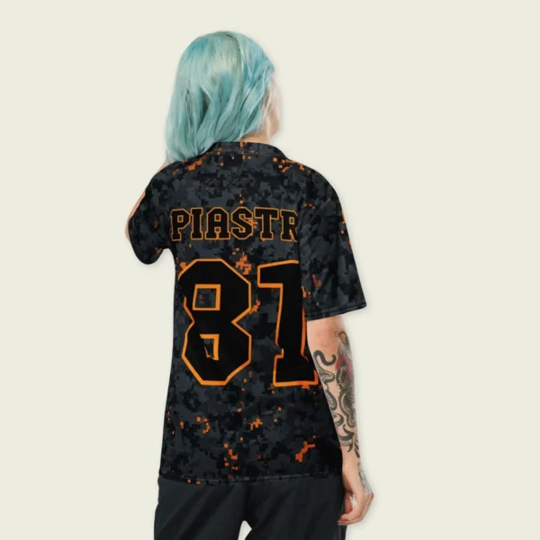 Oscar Piastri McLaren F1 Cross V-neck Jersey BLF18525B5VY - Camo - Image 4