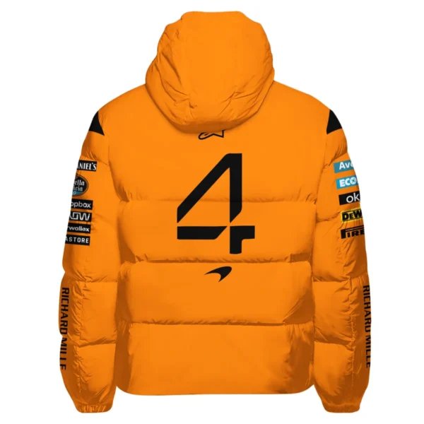 Lando Norris McLaren F1 Exclusive Down & Puffer Jackets BLF1180525A1HCJ - Image 3