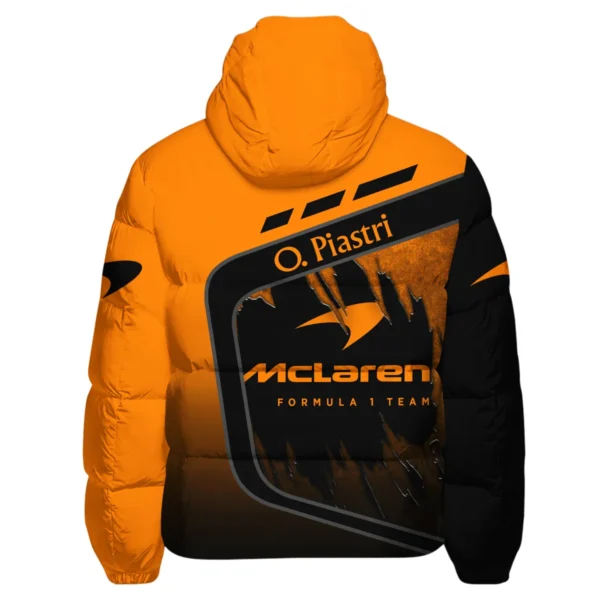Oscar Piastri McLaren F1 Exclusive Down & Puffer Jackets BLOP3425A1HCJ - Image 3