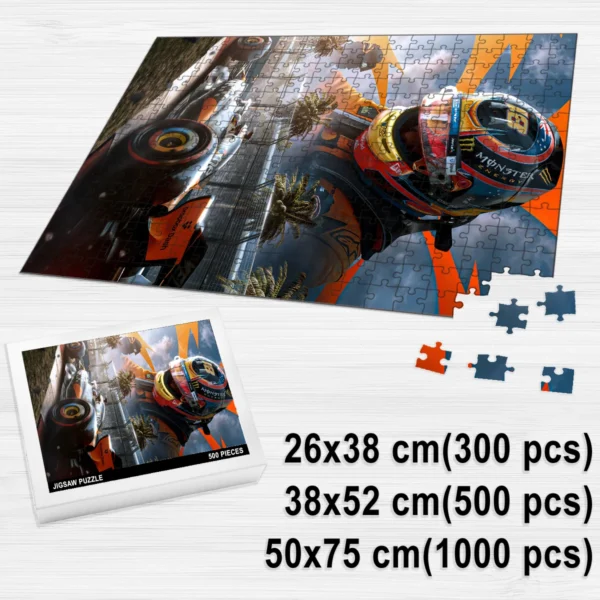 Oscar Piastri - Jigsaw Puzzle Game For F1 Fans BLF1PZ14 - Image 2