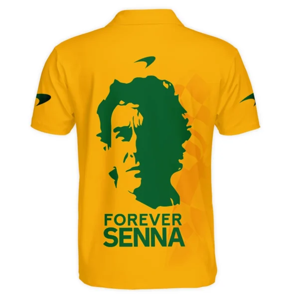 Forever Senna McLaren Formula One Exclusive Polo Shirt BLF1190525A3PL - Image 3