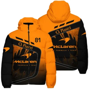 Oscar Piastri McLaren F1 Exclusive Down & Puffer Jackets BLOP3425A1HCJ