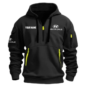 Santa Cruz Exclusive Logo Fashion Hoodie Half Zipper BLC22525A1STC - Black