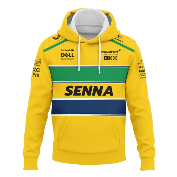 Senna x McLaren - Exclusive Hoodie Featuring His Iconic Liveries BLF13625A5HD - Image 2