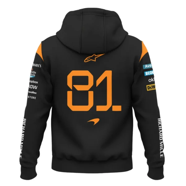 Oscar Piastri McLaren Formula One Exclusive Hoodie BLF1180525A4HD - Image 3