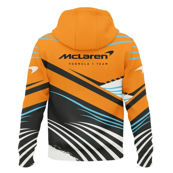 Waves Pattern McLaren F1 Exclusive Zipper Hoodie BLF131525A1ZHD - Image 3