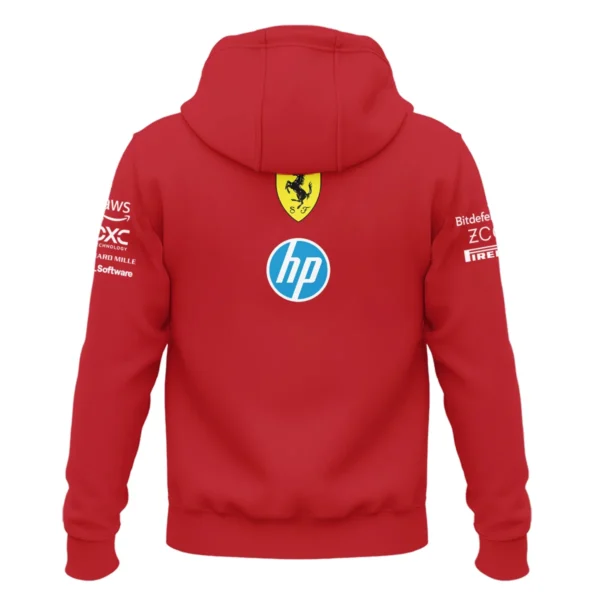 2025 Scuderia Ferrari F1 Special Edition Hoodie BLFRR4625A3HD - Image 3
