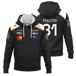 Oscar Piastri OP81 McLaren F1 Exclusive Zipper Hoodie BLF19625A4ZHD