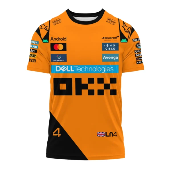 Lando Norris McLaren Formula One Exclusive T-Shirt BLF1180525A1TS - Image 2