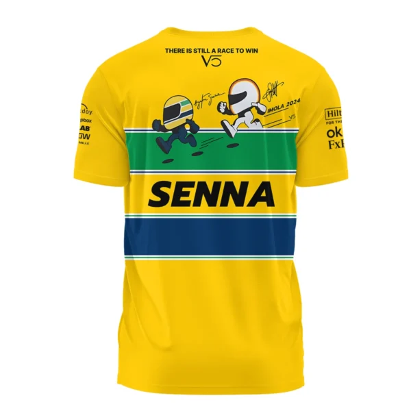 Ayrton Senna The Racing Legend McLaren F1 Exclusive T-Shirt BLF13625A1TS - Image 3