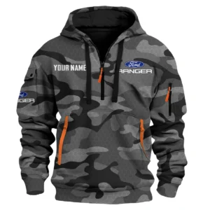 Ranger Exclusive Logo Fashion Hoodie Half Zip BLC11625A1RNG - Gray