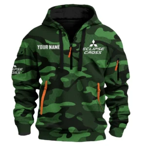 Eclipse Cross Exclusive Logo Fashion Hoodie Half Zip BLC11625A1ECC - Green