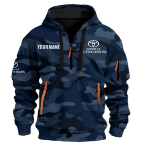 Corolla Cross Exclusive Logo Fashion Hoodie Half Zip BLC11625A1CCR - Navy