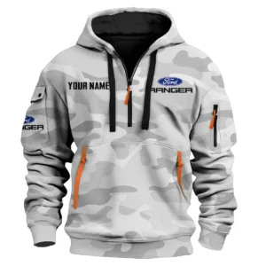 Ranger Exclusive Logo Fashion Hoodie Half Zip BLC11625A1RNG - White