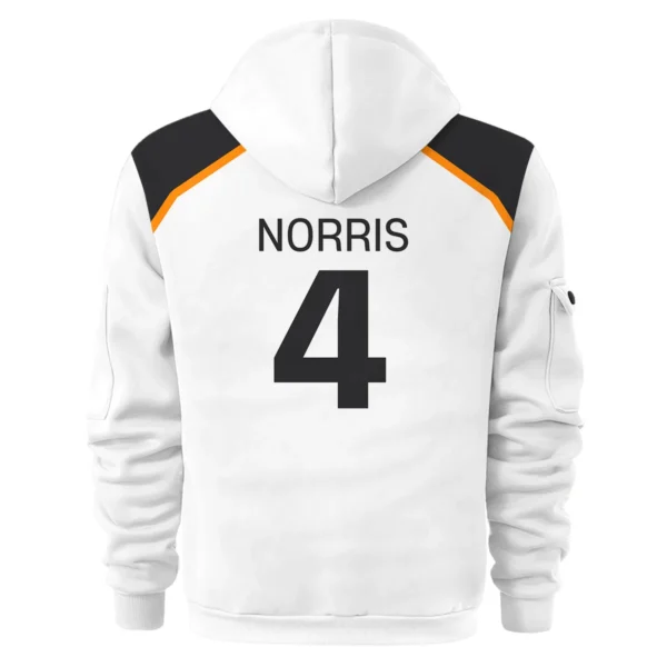 Lando Norris LN4 McLaren F1 Exclusive Hoodie Half Zipper BLF19625A1HDF - Image 3