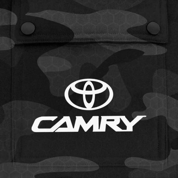 Camry Exclusive Logo Fashion Hoodie Half Zip BLC11625A1CMR - Black - Image 3