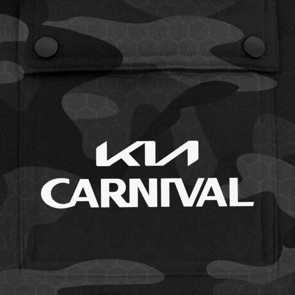 Carnival Exclusive Logo Fashion Hoodie Half Zip BLC11625A1CNV - Black - Image 3