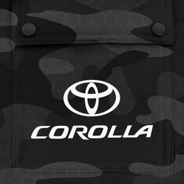Corolla Exclusive Logo Fashion Hoodie Half Zip BLC11625A1CRL - Black - Image 3