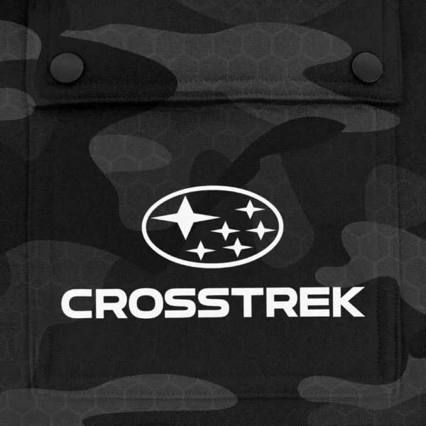 Crosstrek Exclusive Logo Fashion Hoodie Half Zip BLC11625A1CTK - Black - Image 3