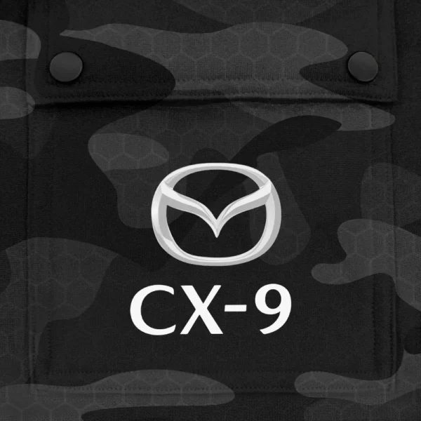 CX-9 Exclusive Logo Fashion Hoodie Half Zip BLC11625A1CX9 - Black - Image 3