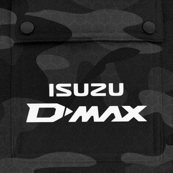 D-MAX Exclusive Logo Fashion Hoodie Half Zip BLC11625A1DMAX - Black - Image 3