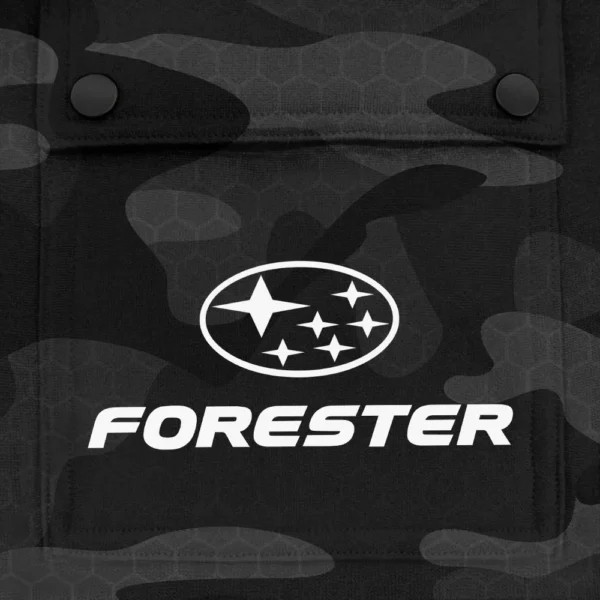 Forester Exclusive Logo Fashion Hoodie Half Zip BLC11625A1FST - Black - Image 3