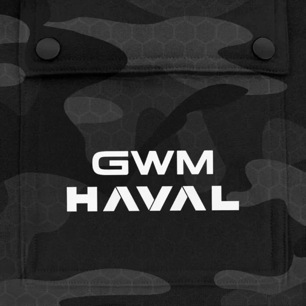 Haval Exclusive Logo Fashion Hoodie Half Zip BLC11625A1HAV - Black - Image 3