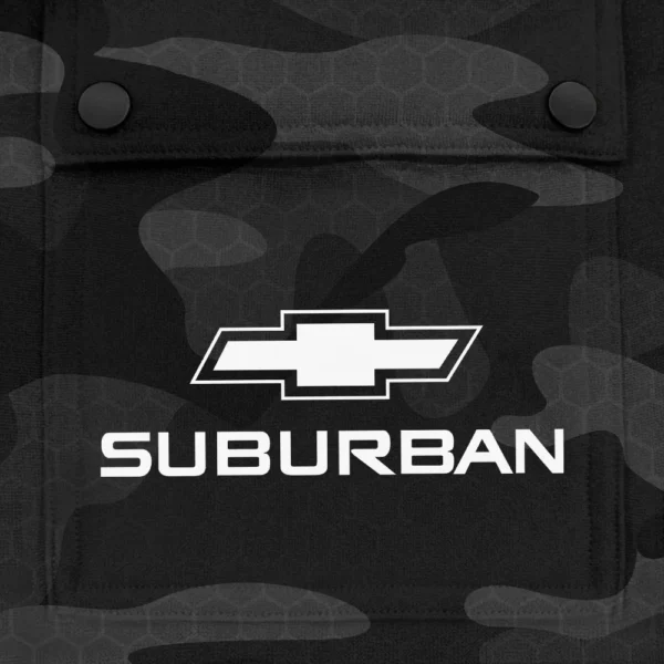 Suburban Exclusive Logo Fashion Hoodie Half Zip BLC11625A1SBB - Black - Image 3