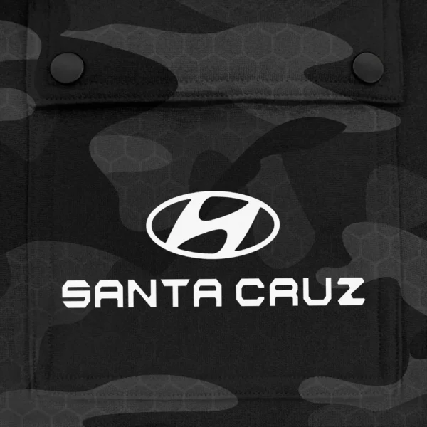 Santa Cruz Exclusive Logo Fashion Hoodie Half Zip BLC11625A1STC - Black - Image 3