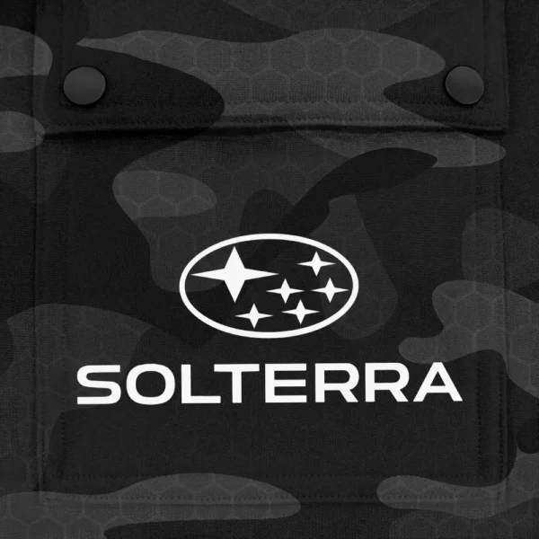 Solterra Exclusive Logo Fashion Hoodie Half Zip BLC11625A1STR - Black - Image 3