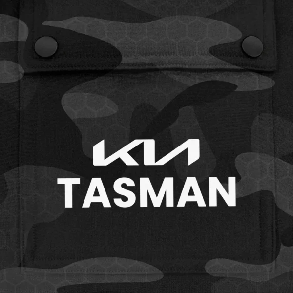 Tasman Exclusive Logo Fashion Hoodie Half Zip BLC11625A1TAS - Black - Image 3