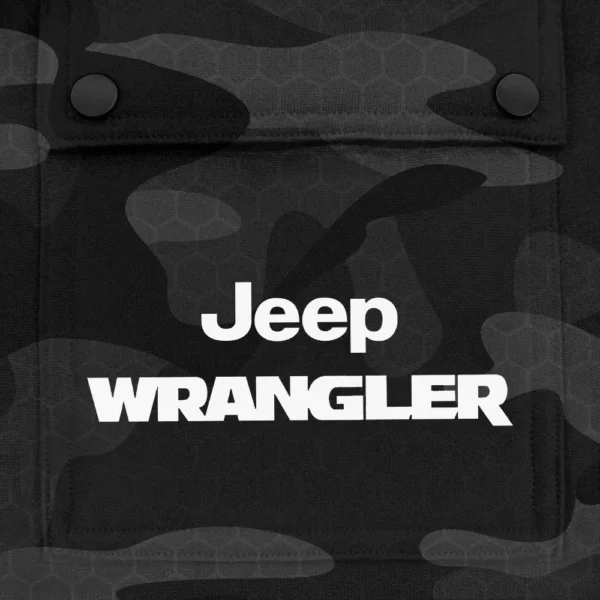 Wrangler Exclusive Logo Fashion Hoodie Half Zip BLC11625A1WRL - Black - Image 3